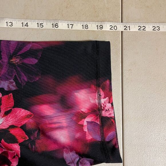 🌸 Danskin Move Floral Capri Leggings XXL Plus Size - Picture 10 of 11